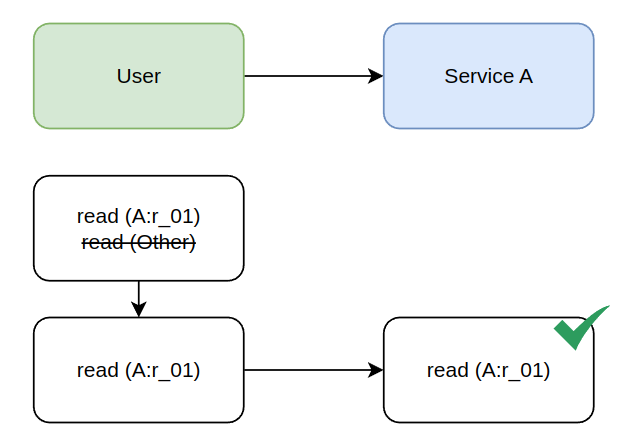 removing unnecessary access from a token